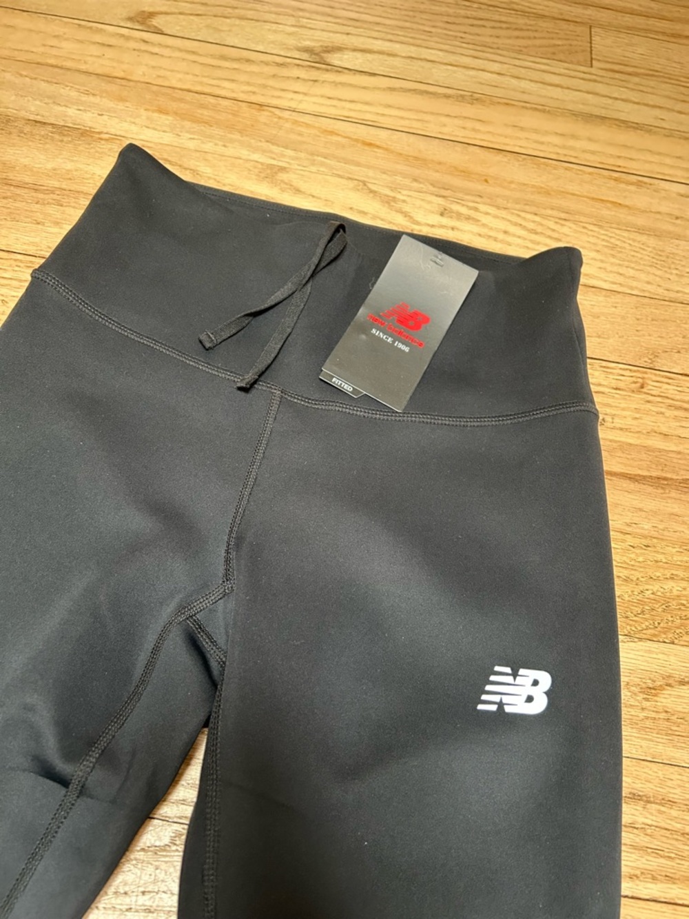 New Balance Black High-Waist Performance Leggings